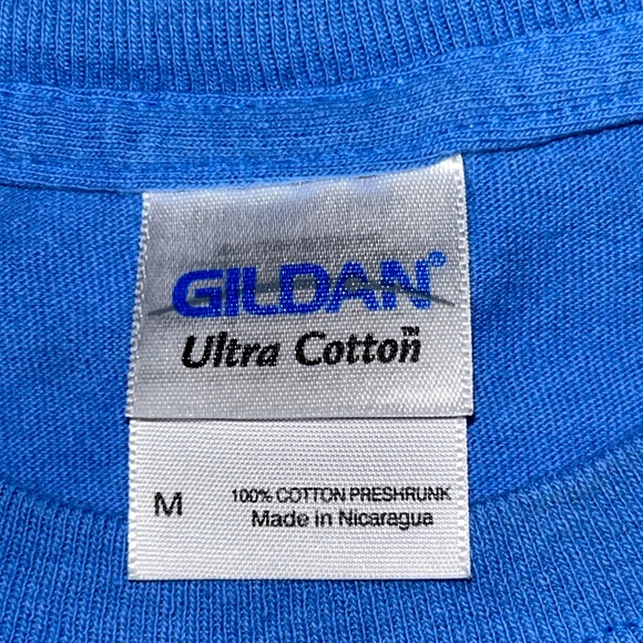 Luke Bryan - That's My Kind Of Night Tour 2014 Adult Medium Gildan T Shirt Blue - Picture 3 of 8